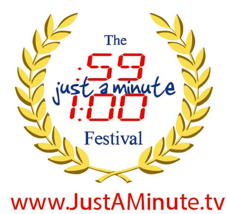 Just A Minute laurel logo