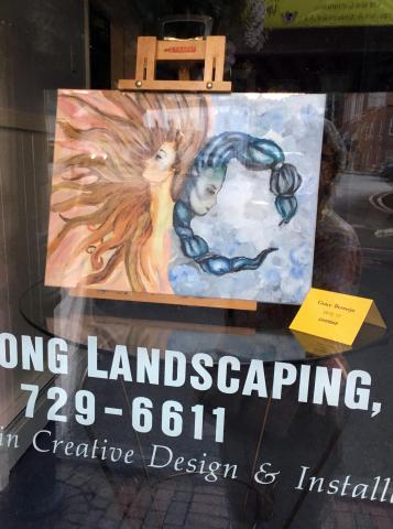 Color illustration of two women