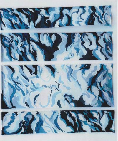 Fiber art by Kiyomi Yatsuhashi