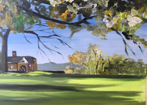 Painting by Lucia Rubini