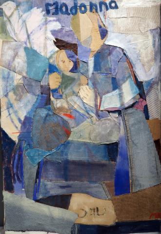 Madonna painting by MIchiko Katsumi