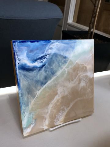 Ocean resin by Diane Davies