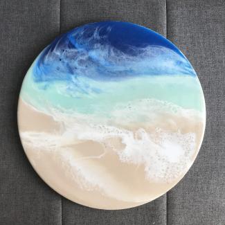Ocean resin by Diane Davies