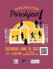 Porchfest 2023 flier