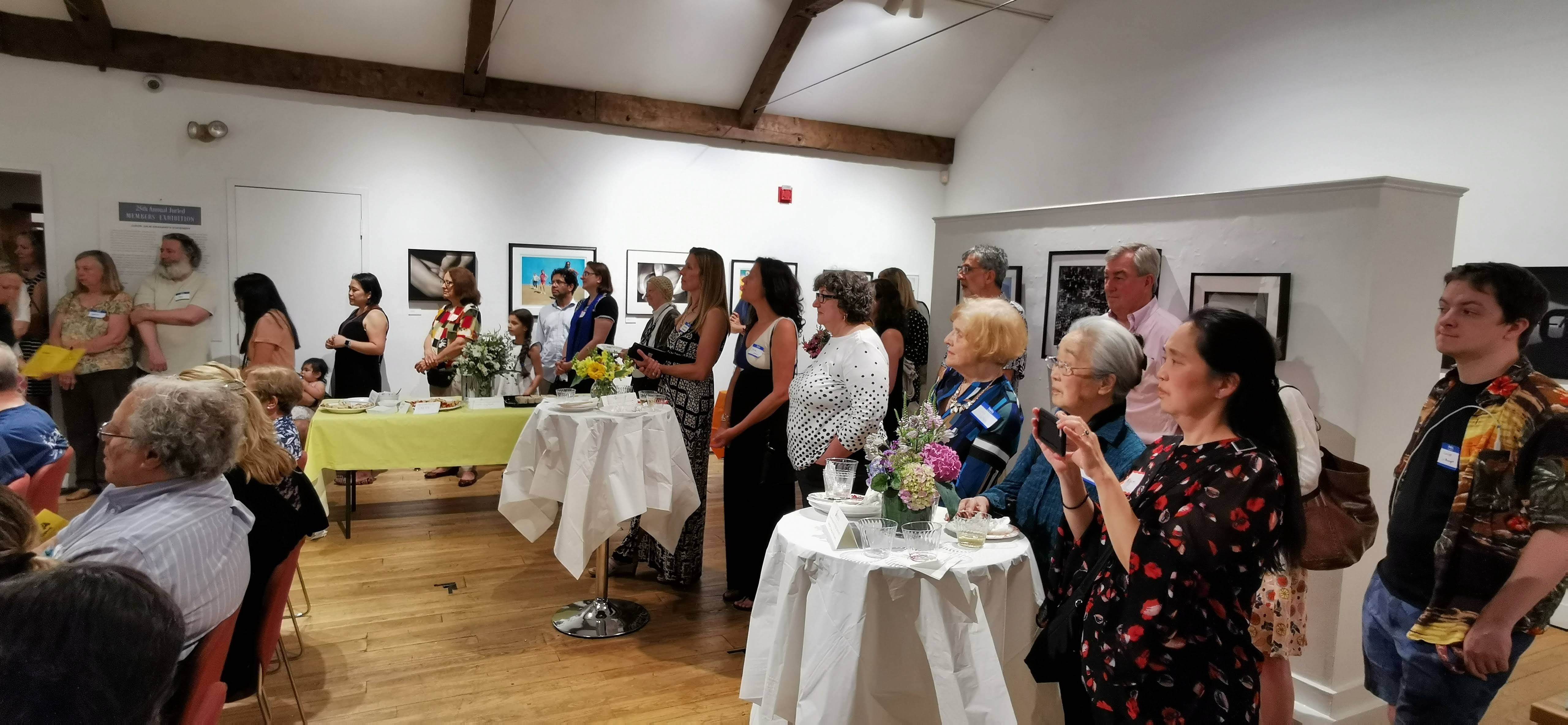 Guests at Art in August Gala Reception 2019