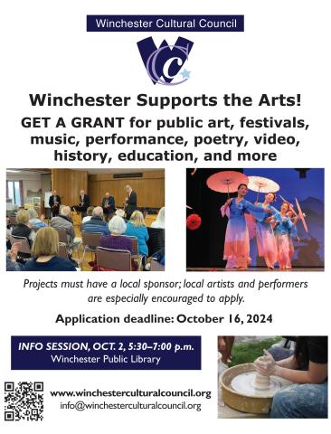 WCC October grants poster