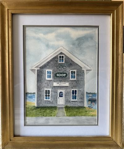 Watercolor of a house