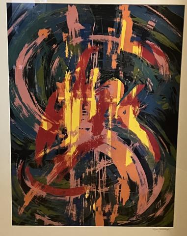 Abstract acrylic
