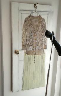 Dress on Hanger (trompe l'oeil), Michiko Katsumi