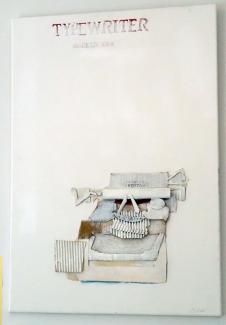 Typewriter, mixed media, Michiko Katsumi