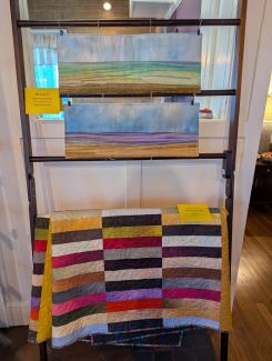 Fabric art by Sue Clark