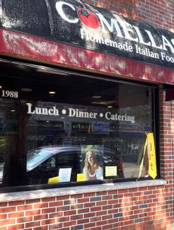 Sketch and painting at Comella's