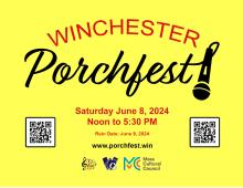 Porchfest 2024 postcard