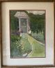 Watercolor of a house and lawn
